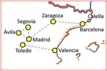 Tour della Spagna il Triangolo d&#039;Oro con volo diretto da Cagliari
